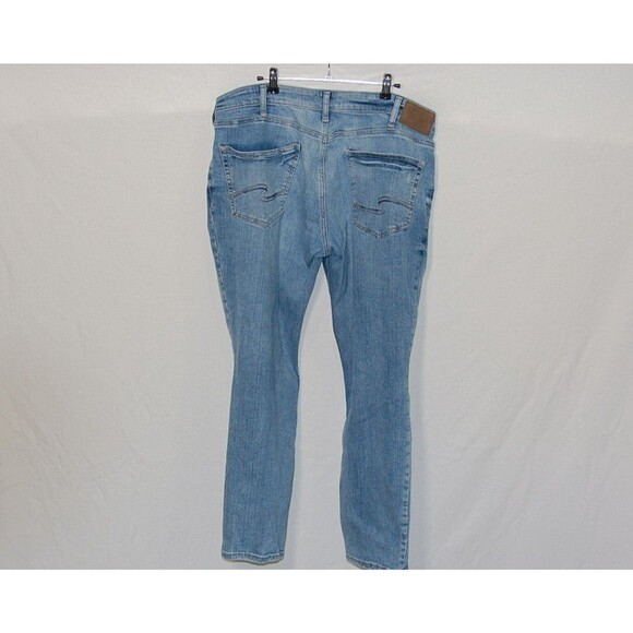 Silver Jeans Mens 36x30 Blue Eddie Tapered Pants Actual 36x29 Western Distressed - Picture 11 of 14
